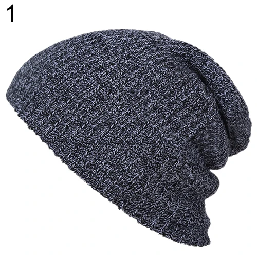 Hot Warm Winter Women Men Beanie Hat Oversize Slouchy Baggy Unisex Knit Cap Skull 7F2X
