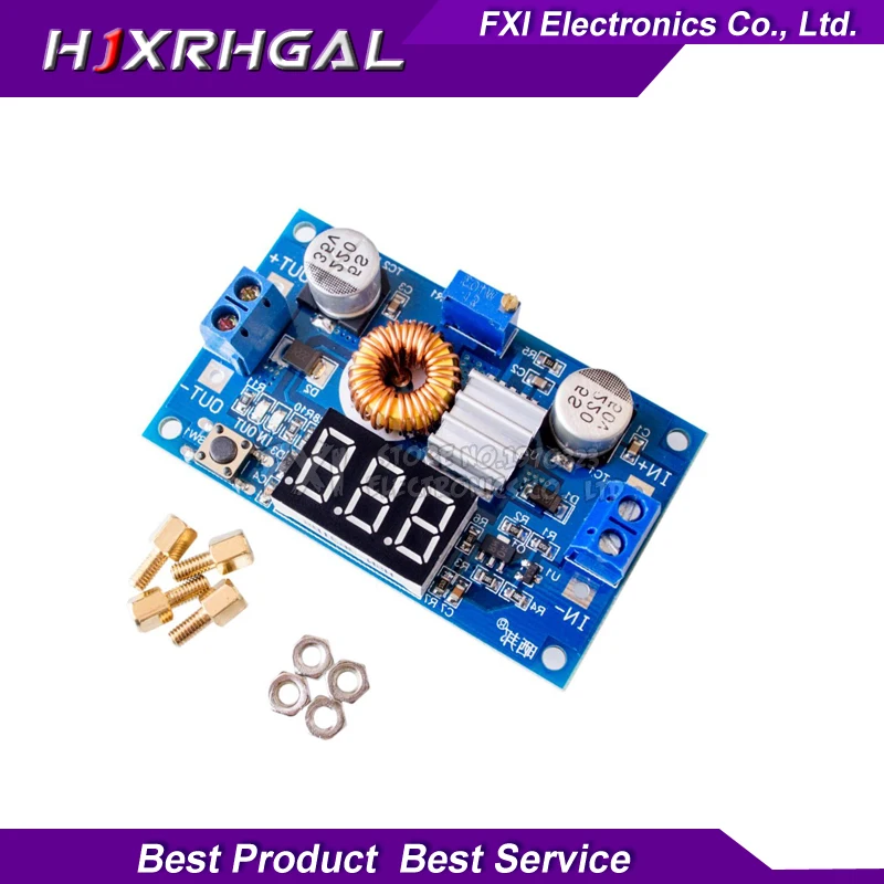 

1pcs 5A 75W XL4015 DC-DC Adjustable Step-down Module Step Down Modules with Voltmeter new