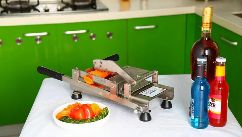 meat cutting machine, frozen meat roll slicer (17)