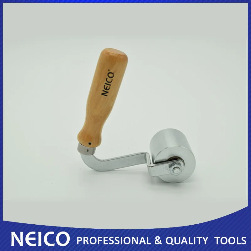 

New Labor Saving 50mm Steel Seam Pressure Roller With Smooth Ball Bearings