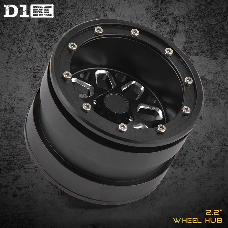 

4pcs D1RC 2.2 Inch Sunflower Beadlock Wheel Rim For 1:10 1:8 Traxxas TRX-4 TRX4 RC4WD D90 D110 TF2 Axial SCX10 90046