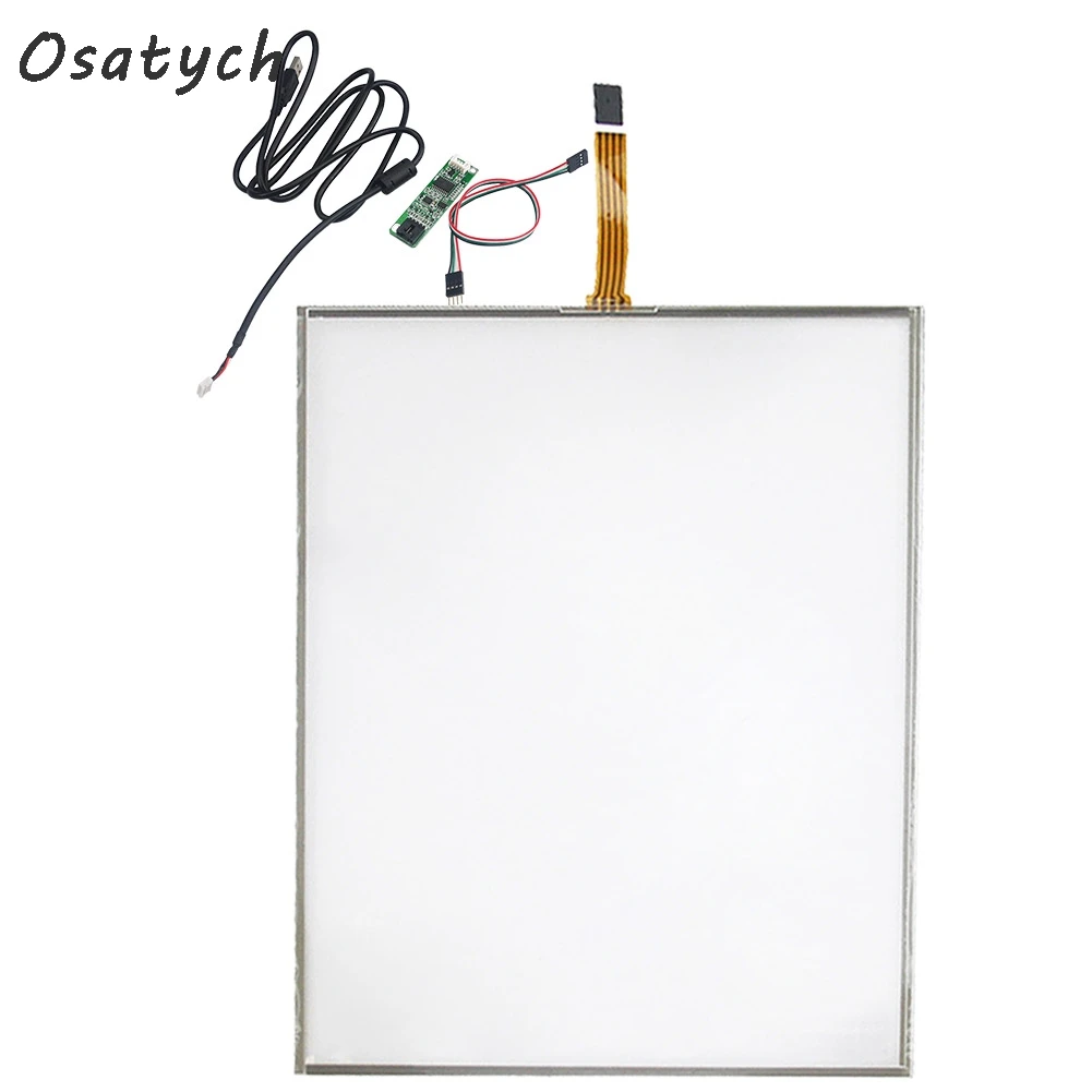 Painel da Tela de Toque 15 Polegada Tela Sensível ao Toque Mais Controlador Porta Usb Fio 322*247 mm Cartão Função Reparação Vidro Substituição - Imagem 2