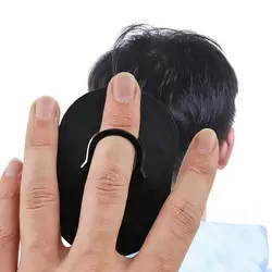 Pro салон парикмахерская парикмахерские шампунь Кисть Новая мода Пластик пальцы черный маленький круглый гребень уменьшить потерю волос