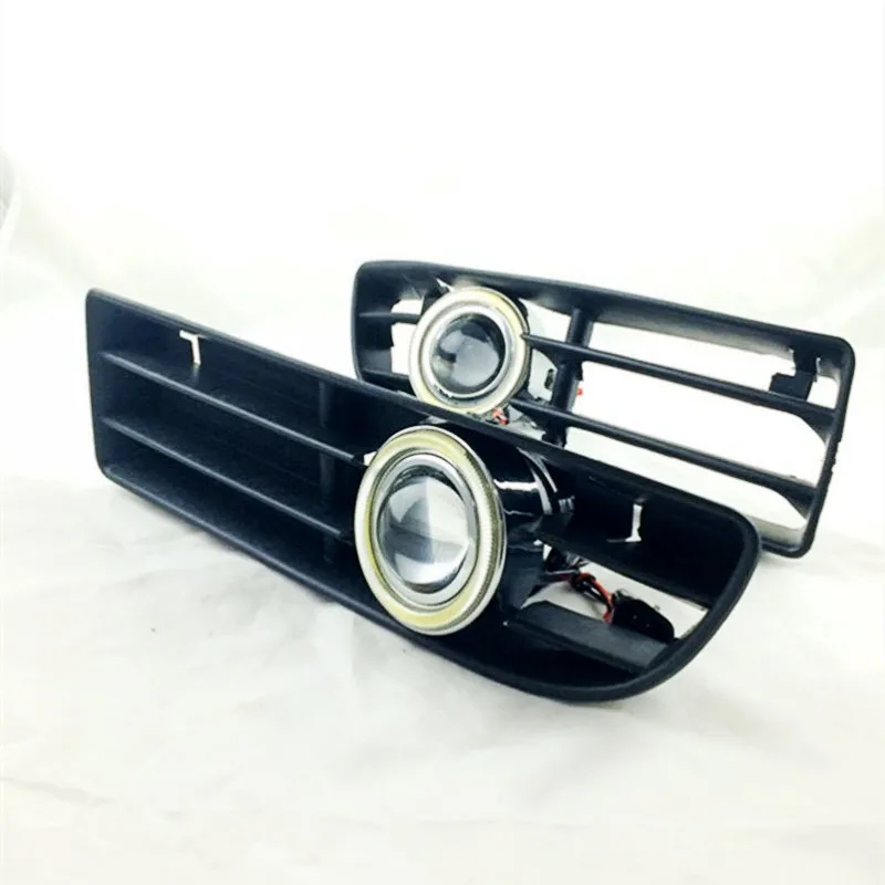 

For Volkswagen Bora Jetta COB Angel Eyes DRL Yellow Signal Light H11 Halogen / Xenon E13 Fog Lights with Projector Lens