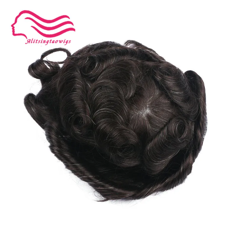 Бесплатная доставка хорошие человеческие волосы 8х10 мужские волосы|wigs free shipping|hair