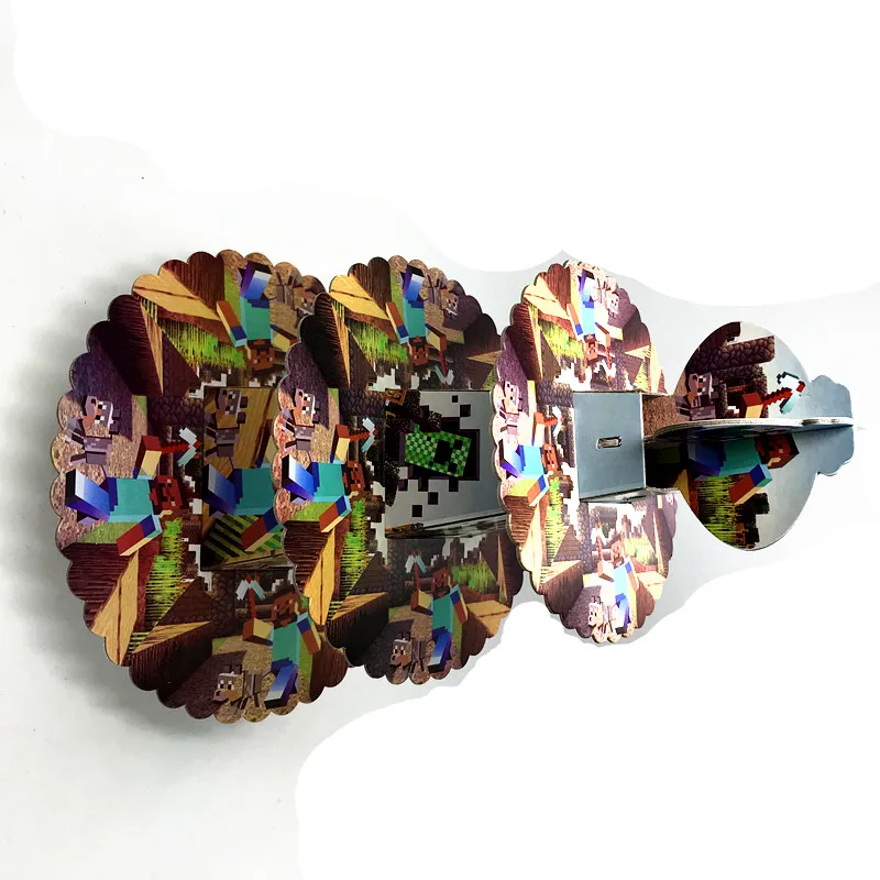 

1Set Minecraft Themed Party Supplies Baby Shower Birthday Party Cake Decorations Cupcake Stand