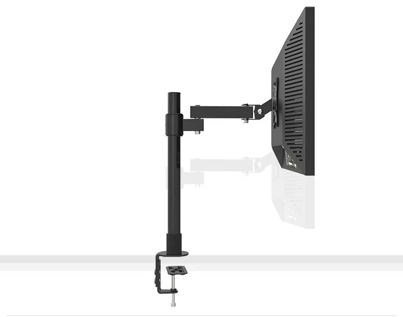 ЖК-дисплей ТВ крепление настольная подставка для монитора зажимное крепление выдвижной вращающийся стеллаж для выставки товаров