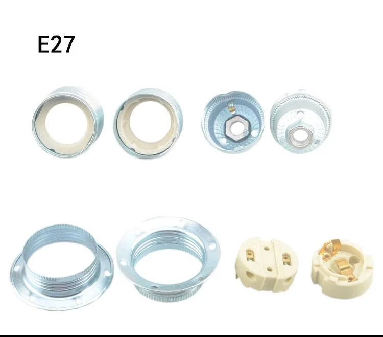 IWHD Portalamparas E27 патрон База AC110-220V металлический патрон Алюминий Douille установки E27 лампочки гнездо