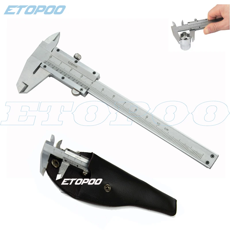 

0-100mm 4inch Vernier Caliper 100mm Pocket Vernier Caliper Mini Gem Caliper Micometer Thickness Measure Tool