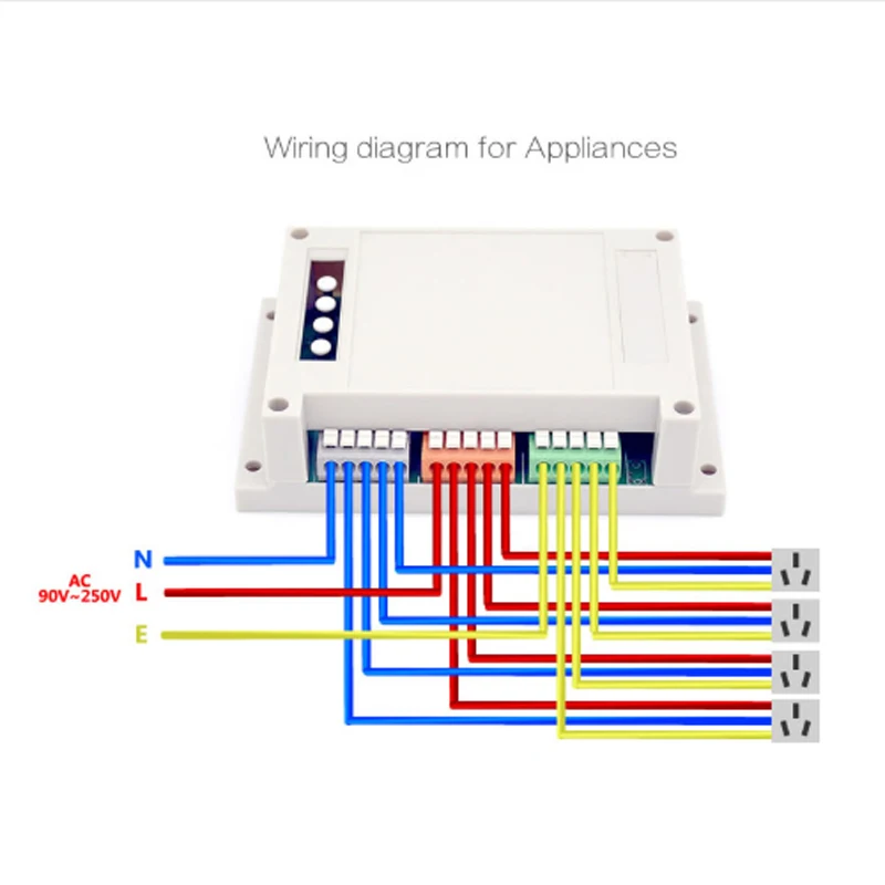 For 4 lights R2 advanced wifi relay module Chip with wifi control For 4 lights R2 advanced wifi relay module Chip with wifi control