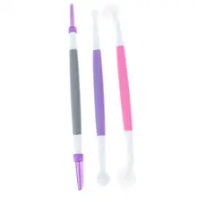 3 шт./компл. для помадки, печенья, сахара Цветочная скульптура группы формирующий моделирующий инструмент для выпечки День рождения Рождество Вечеринка DIY торт Форма инструмент