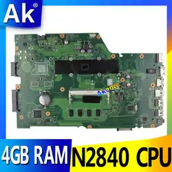 AK X751MA с N2840 процессор 4 Гб оперативная память 90NB0610-R00150 материнская плата REV2.0 для ASUS X751MA X751M X751MD Материнская плата ноутбука 100% тестирование