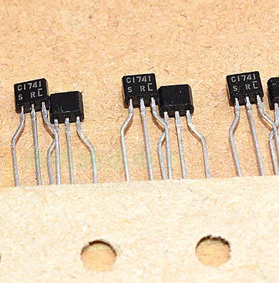 

100 шт./лот 2SC1741 C1741 C1741AS NPN TO-92S 50V 0.5A