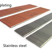 Новинка 10000 шт 6-30 мм Пневматический гвоздь из нержавеющей стали Brad для модели P630 степлер прямые гвозди Диаметр 0,63 мм