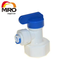 Запчасти фильтра для воды локоть 1/4 шланг 3/4 Женский майка мяч Клапан для пробки Quick Connect очиститель воды RO обратного осмоса Системы