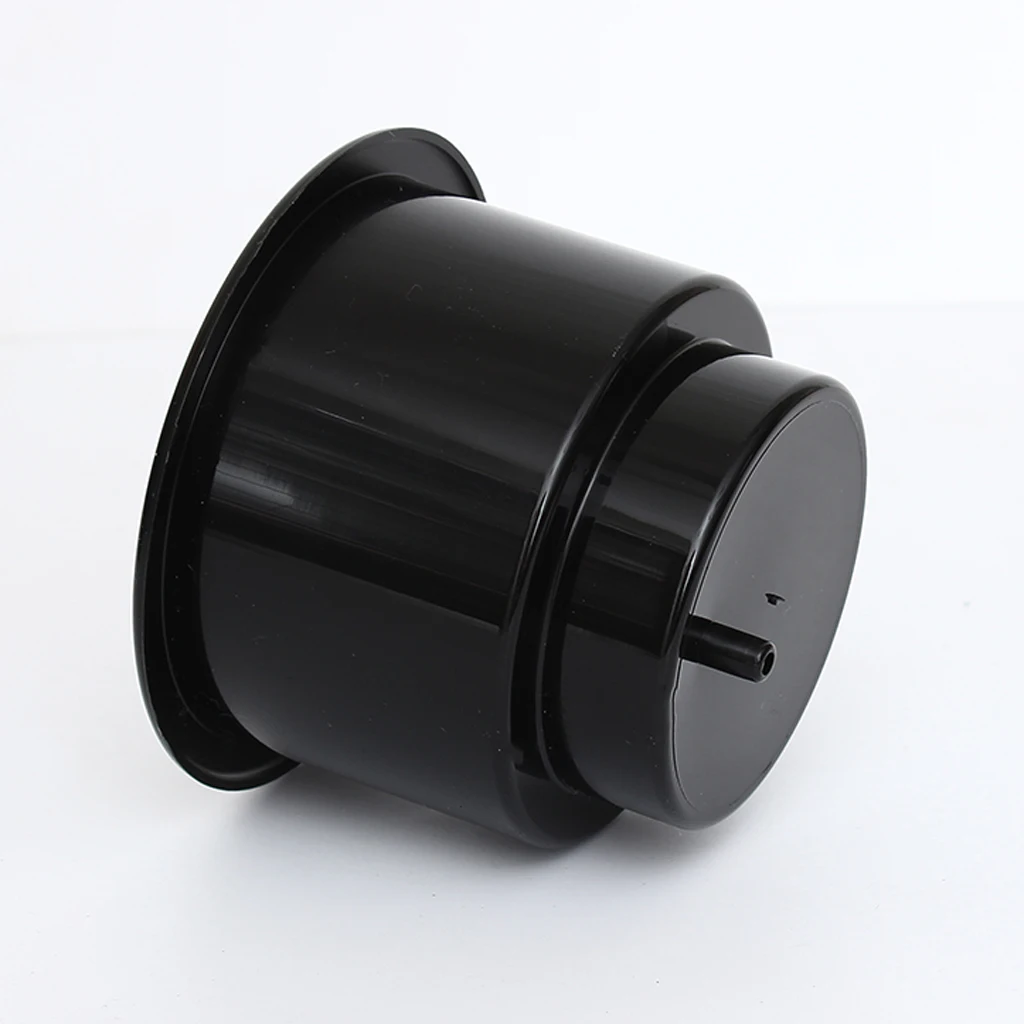 Black Side Hole Recessed Cup Drink Holder for Marine Boat Car RV