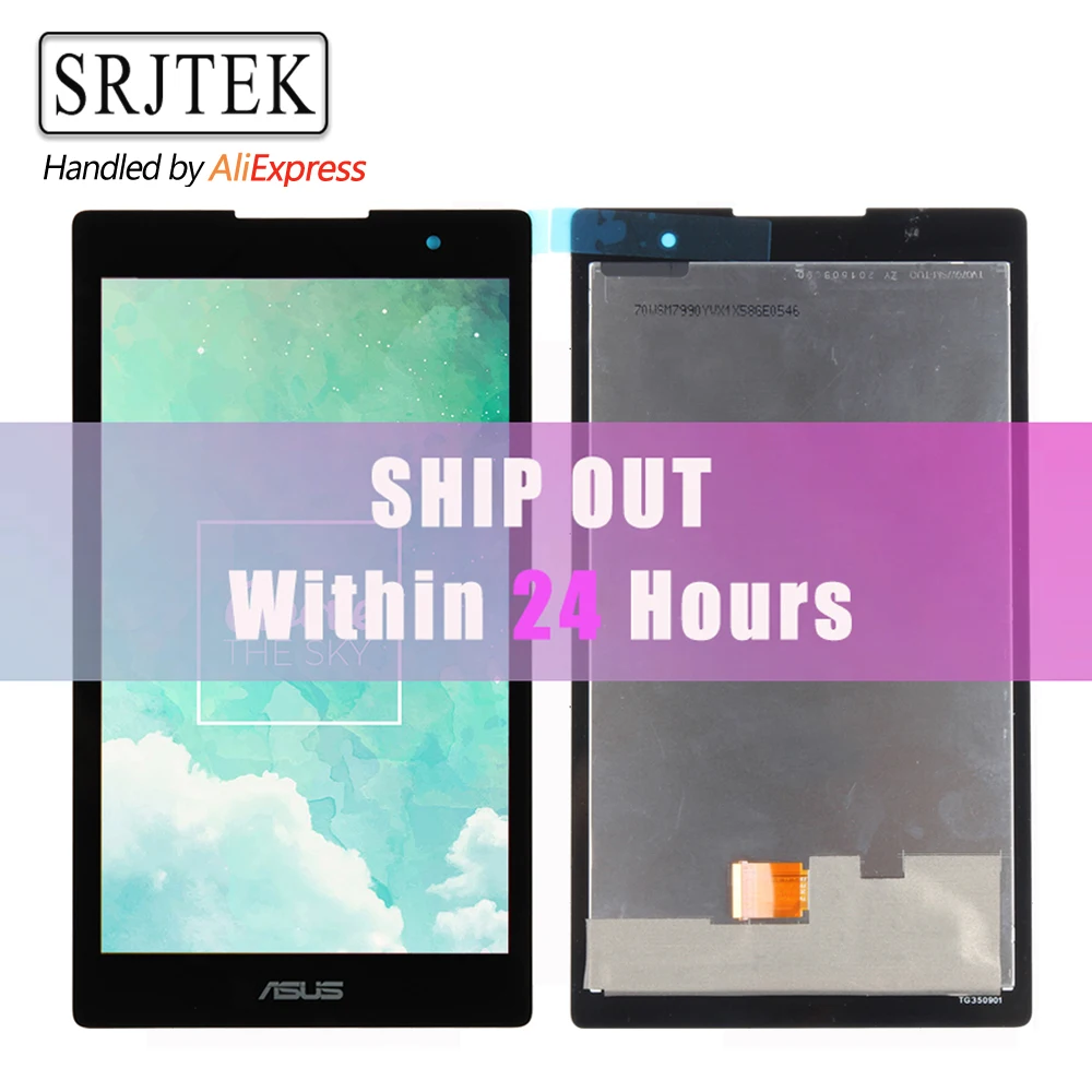 Black Full LCD DIsplay Touch Screen Digitizer Assembly For Asus ZenPad C 7 0 Z170MG Z170