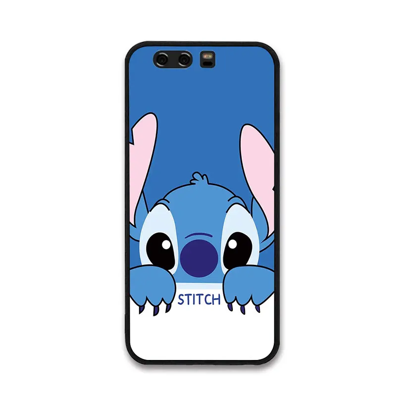 Милая мультяшная тематика Лило и Стич Coque Fund для Huawei P10 Lite P20 nova 2 Граффити