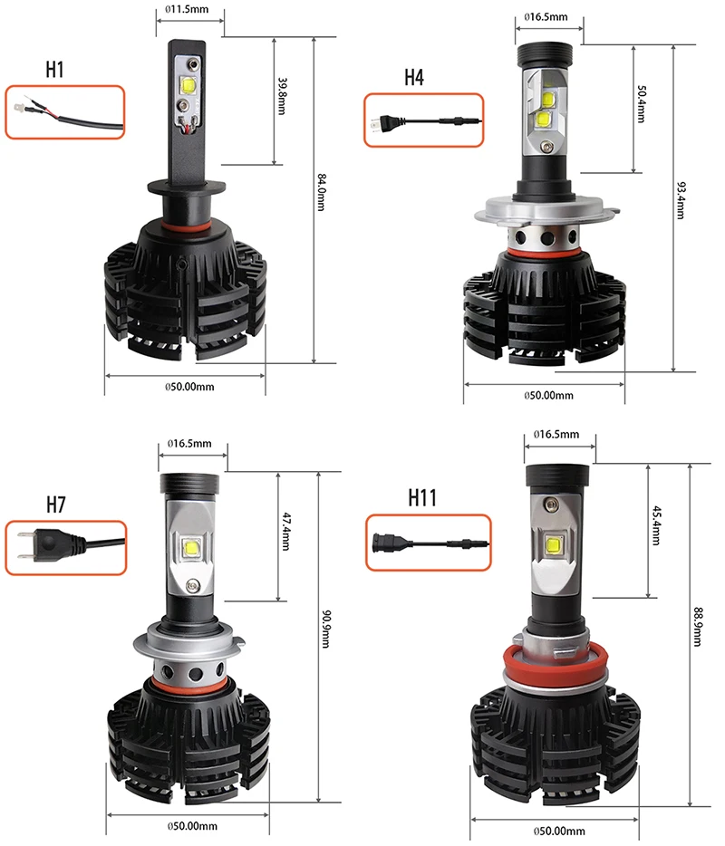 CO светильник H4 H7 Led 40 Вт H11 9004 9005 противотуманная фара 9006 Hb4 головной светильник 6500 к 3000 для Lada ВАЗ 2115 2109 2104 Chevrolet Lada Kalina BMW