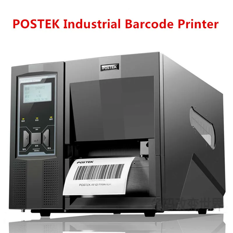 Postek TX6 طابعة باركود ، 600 ديسيبل متوحد الخواص عالية الدقة الصناعية طابعة ، الإلكترونية/مجوهرات تسمية طابعة الملابس علامة طابعة