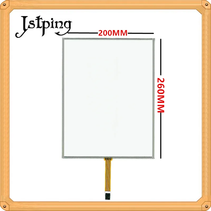 Jstping 12 1 дюйма 4:3 4-проводной Сопротивление сенсорный экран 260*200 мм 260 * 200