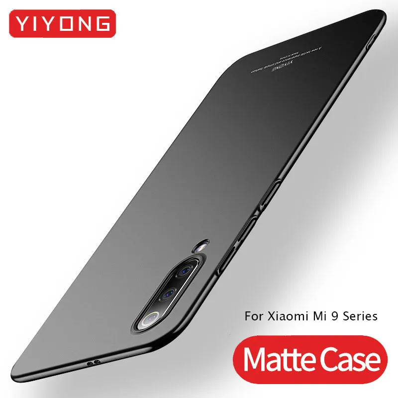 

For Xiaomi Mi 9 8 Pro 6 CC9 Case YIYONG Slim Matte Cases For Xiaomi Mi 9 8 SE Hard Back Cover Xiomi Xiaomi Mi 9T Pro 8 Lite Mi 6