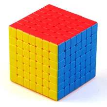 SHENGSHOU, профессиональный магический куб без наклеек, 7*7*7, скоростная головоломка, 7x7, куб, развивающие игрушки, cubo magico