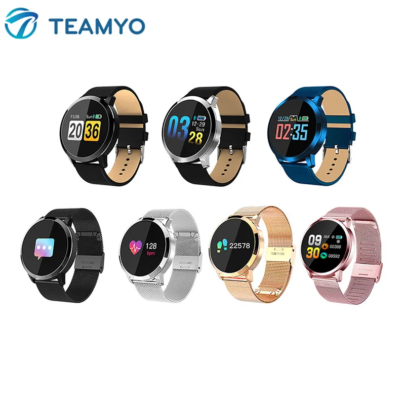 Q8 Smart Bracelet Peasurement of Pressure and Pulse Smart Watch Men Fitness Tracker Health Wristband for Huawei Samsung Watches
