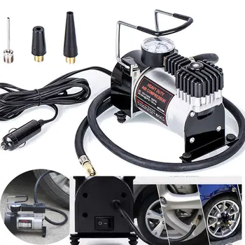 

Universal 12v Car Electric Air Compressor 100PSI Tyre Deflator Portable Inflator Pump For Bicycle Auto Motorcycle