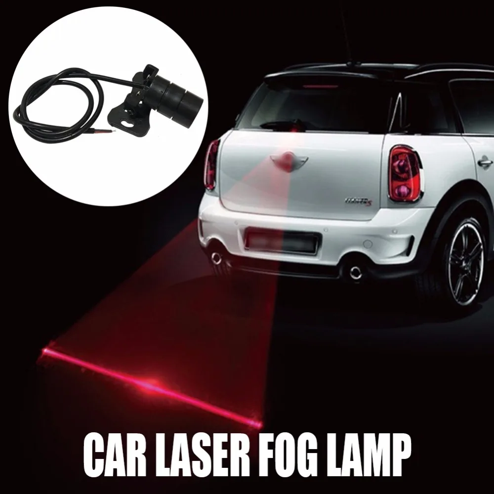 

Universal LED Car Motorcycle Laser Fog Light Anti Collision Tail Lamp Auto Moto Braking Parking Signal Warning Lamps #280882