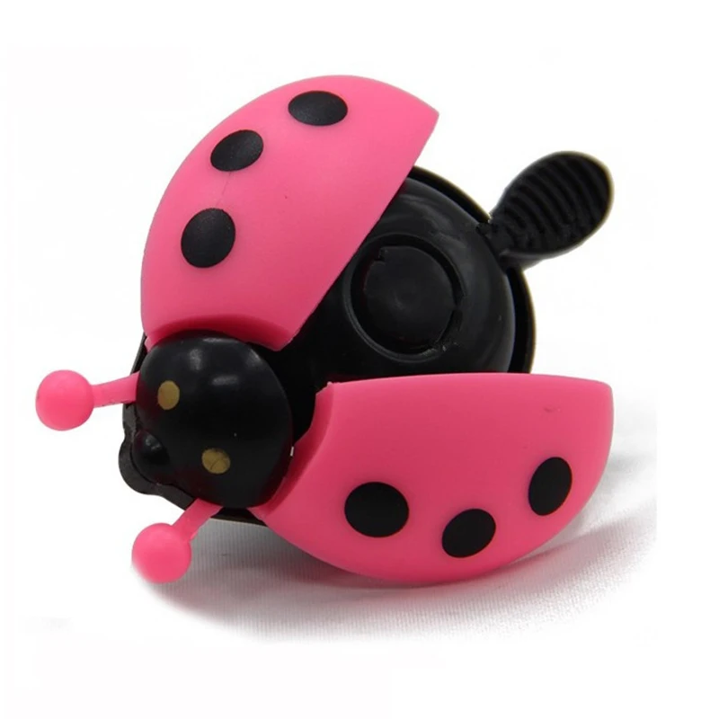 

Cute Aluminum Alloy Bicycle Bell Ring Lovely Kid Beetle Mini Cartoon Ladybug Ring Bell For Cycling Bicycle Bike Ride Horn Alarm