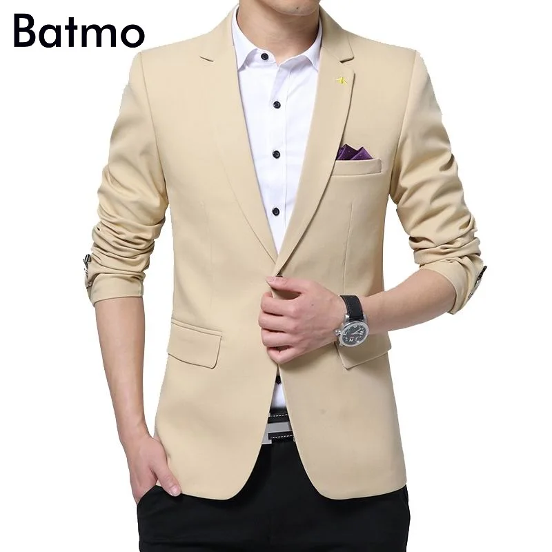 2017 new arrival spring cotton casual blue black men's Business blazer