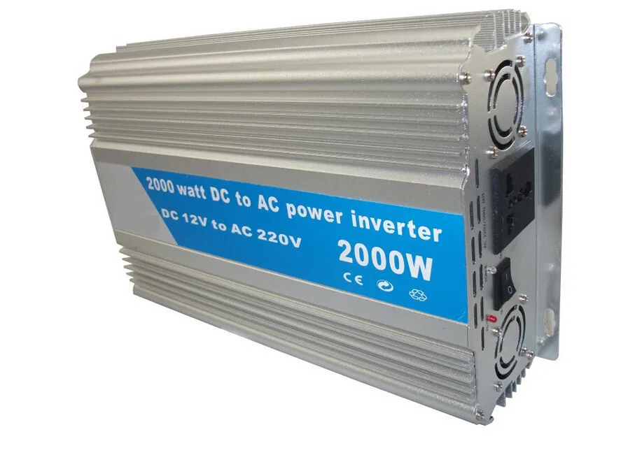 Высокое качество 3000 Вт Инвертор 12 В 220 В DC AC 2000 Вт 1500 Вт автомобильное зарядное устройство адаптер AC в DC силовой инвертор конвертер