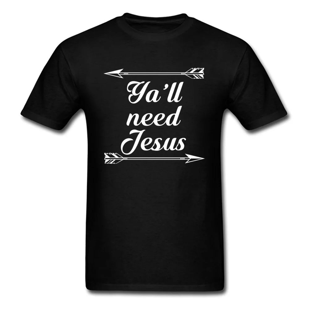 Yall Need Jesus Funny Church Saying T Shirt Men Black White T shirt ...