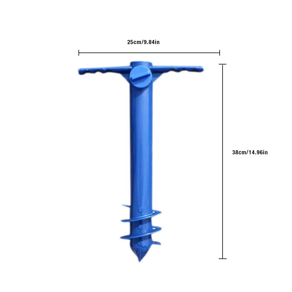 Большой пляжный зонт якорь песок шнек Стенд универсальный захват песка шип шнек держатель