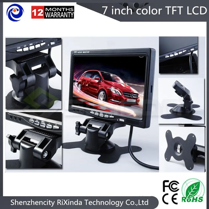 SHRXY мини дверной глазок отверстие видео 7 дюймов lcd TFT HD цифровой BNC монитор камеры CCTV