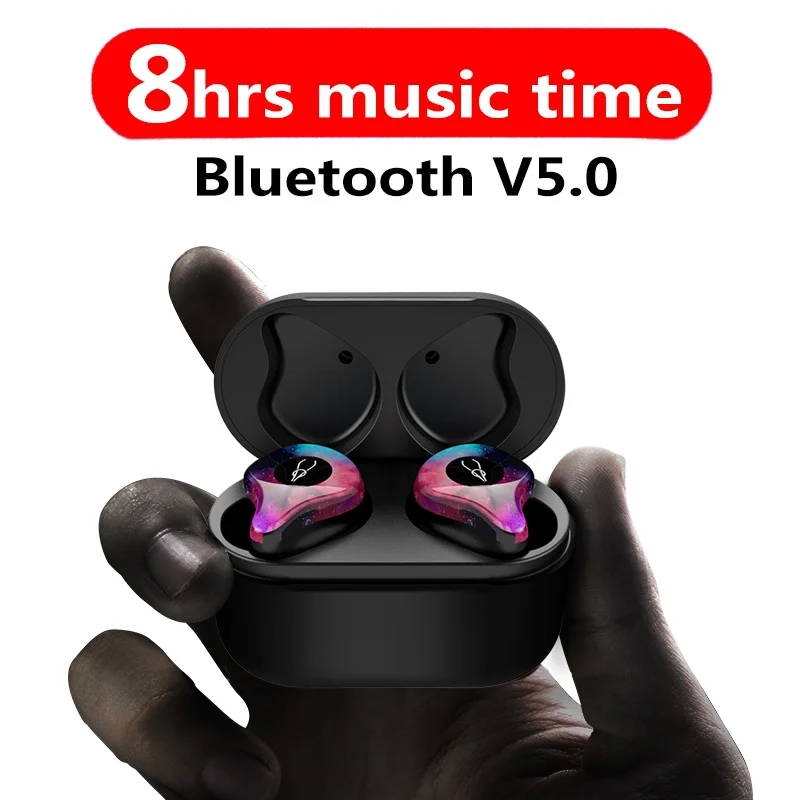 Mini Wireless Bluetooth 5.0 Earbuds Colorful In Ear Earphone Hybrid Headset HIFI Bass Noise Cancelling Earbuds With Mic Phone Mini Wireless Bluetooth 5.0 Earbuds Colorful In Ear Earphone Hybrid Headset HIFI Bass Noise Cancelling Earbuds With Mic Phone