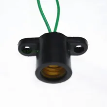 E12 цоколь лампы E12 держатель лампы с проводным держателем лампы E12 гнездо можно зафиксировать e12 Монтажный кронштейн база с монтажным отверстием