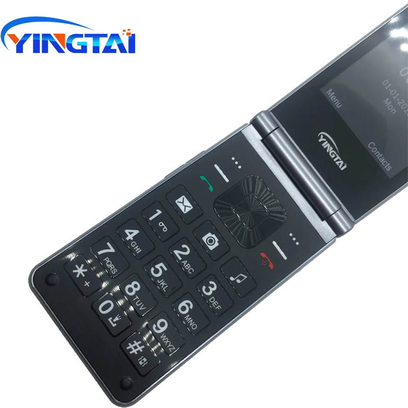 Сотовый телефон YINGTAI T39L GSM с откидной крышкой FM фонарь две SIM карты 2 8 дюйма кнопка