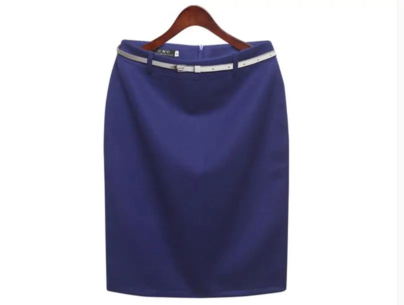 Модная осенне-зимняя женская плотная Шерстяная шерстяная облегающая юбка, женские юбки больших размеров 3XL, Офисная деловая юбка-карандаш 38