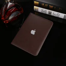 

2017 new flip Pu tablet protective cover iPad leather cover silk screen logo ProAir 1/2 wholesale