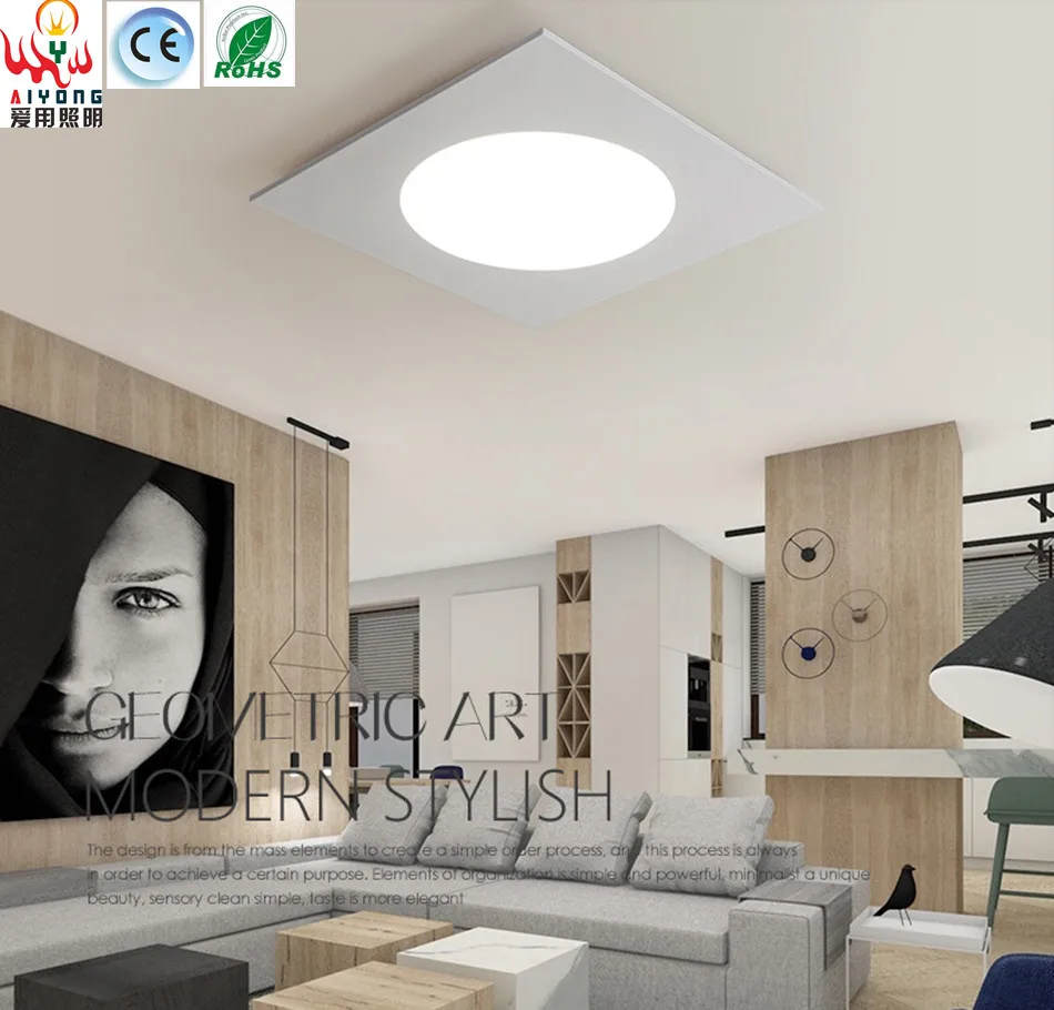 Besi Acrylic Modern Minimalis LED Langit Langit Lampu Lampu Entrance Besi Acrylic Modern Minimalis LED Langit Langit Lampu Lampu Entrance