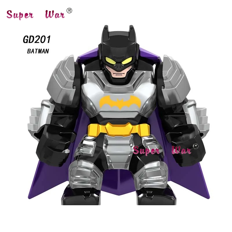 

Single Marvel Avengers Endgame Big size Batman Collection Series Hulk IronMan Black Panther building blocks Kid Toys