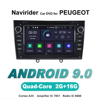 

touch screen OTOJETA Android 9.0 car dvd player FOR PEUGEOT 408 2010-2011 HU car accessories gps Multimedia radio tape recorder