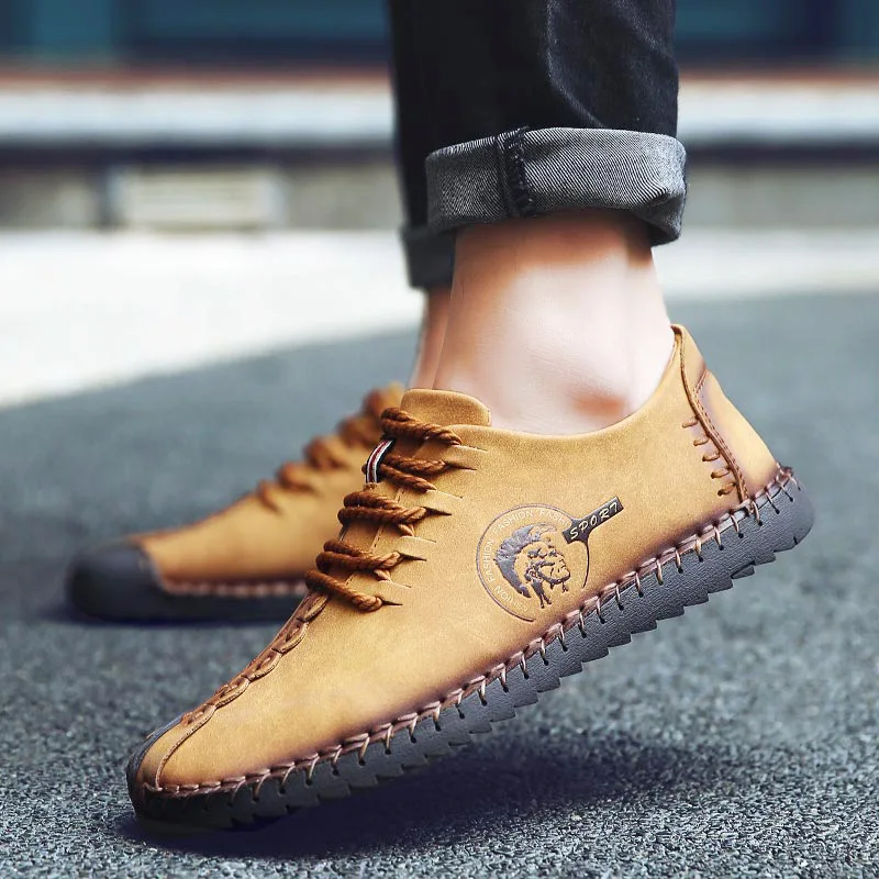 

Fashion Sneakers Men Casual Shoes Oxford Loafers Zapatos Hombre Flats Moccasin Mans Footwear Slip On Plus Size Male Shoes AET620