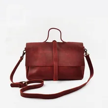 Vendange original neue retro-literarischen leder taschen freizeit frische rindleder umhängetasche/handtasche 2304