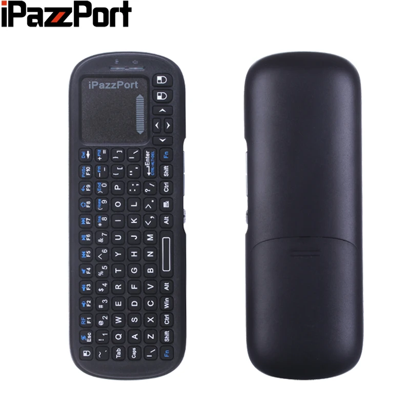 IPazzPort KP-810-19s 2,4 ГГц Мини Беспроводная клавиатура Air mouse с тачпадом для Android tv BOX/Mini PC/Raspberry Pi3/ноутбука