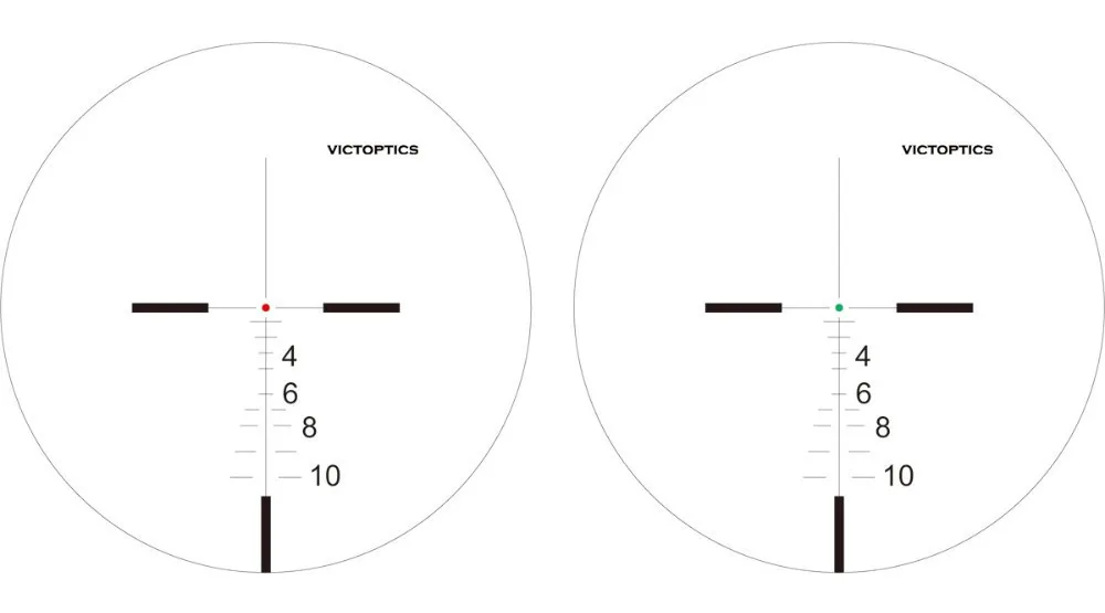 Victoptics 1-4x24 компактный FFP прицел Красный Зеленый Подсветка дополнительный светильник CQB съемка область BDC Сетка AR15. 223 5,56 мм