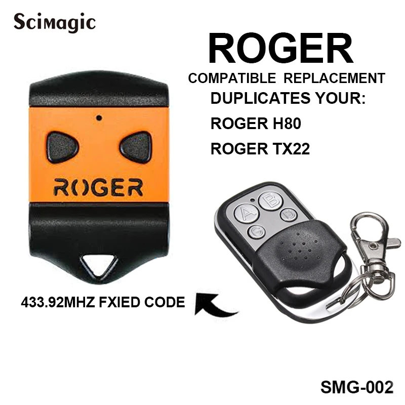 

GROER H80,GROER TX22 433Mhz Universal Wireless Remote Control Copy code GROER 433Mhz Fixed code remote