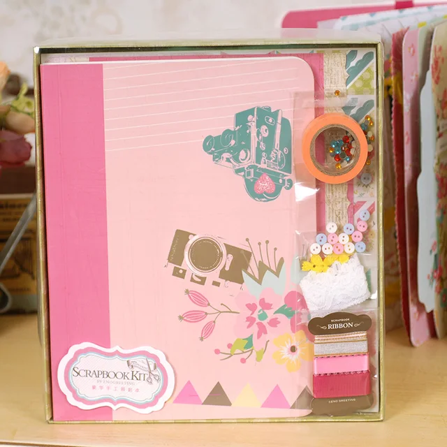 DIY Scrapbook Handmade Photo Album Material Lovers Photo Album Kit